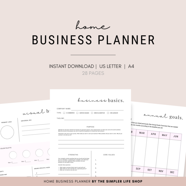 home business planner