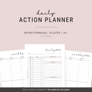 daily action planner