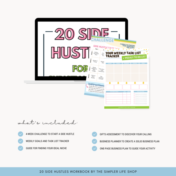 20 Side Hustles for Christian Moms Workbook - Image 5